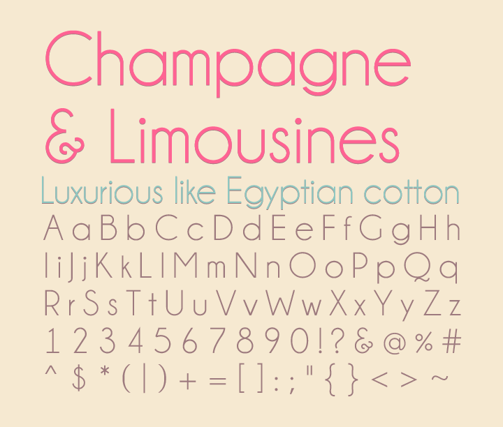 champagne et limousine font