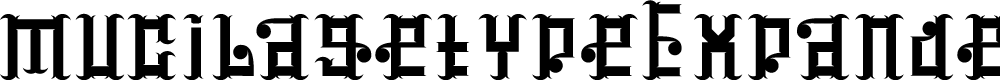 Preview image for mucilagetype-ExpandedBold