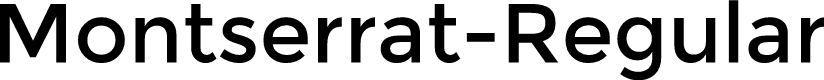 Preview image for Montserrat-Regular
