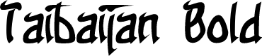 Preview image for Taibaijan Bold
