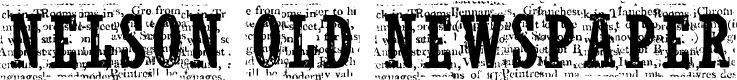 Preview image for CF NelsonOldNewsPaper Regular