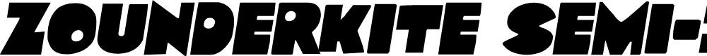 Preview image for Zounderkite Semi-Italic