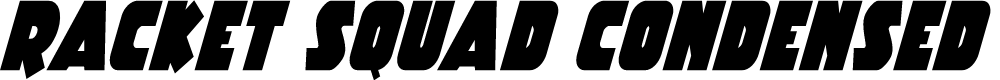 Preview image for Racket Squad Condensed Italic