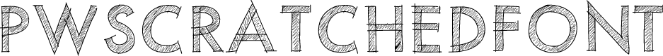 Preview image for PWScratchedfont