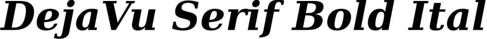 Preview image for DejaVu Serif Bold Italic