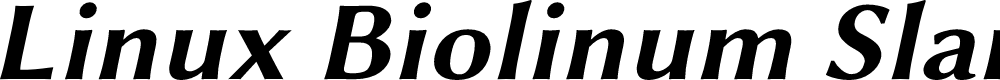 Preview image for Linux Biolinum Slanted Bold