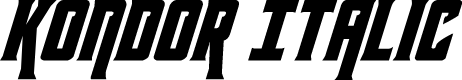 Preview image for Kondor Italic