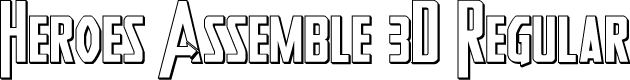 Preview image for Heroes Assemble 3D Regular