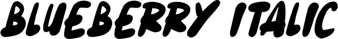 Preview image for Blueberry Italic