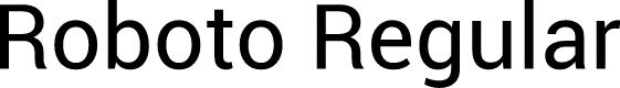 Preview image for Roboto Regular