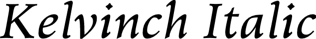 Preview image for Kelvinch Italic