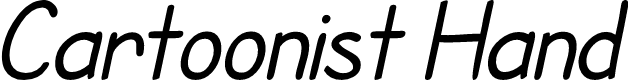 Preview image for SF Cartoonist Hand Italic