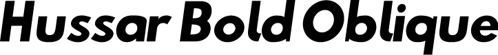 Preview image for Hussar Bold Oblique