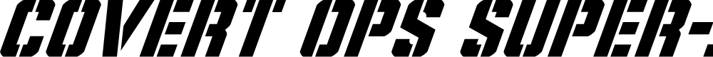 Preview image for Covert Ops Super-Italic