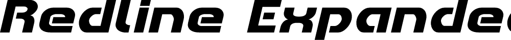 Preview image for Redline Expanded Italic