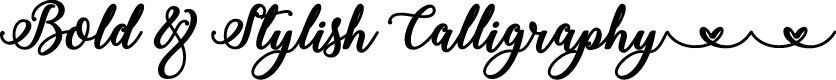 Preview image for Bold & Stylish Calligraphy