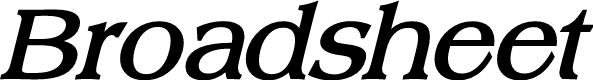 Preview image for Broadsheet LDO Bold Italic