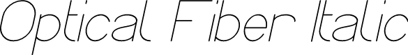 Preview image for Optical Fiber Italic