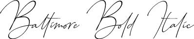 Preview image for Baltimore Bold - Italic