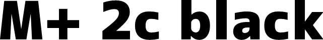 Preview image for M+ 2c black