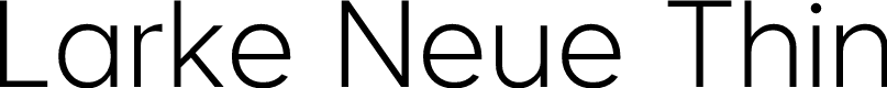 Preview image for Larke Neue Thin