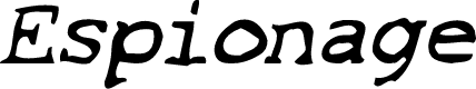 Preview image for SF Espionage Medium Oblique