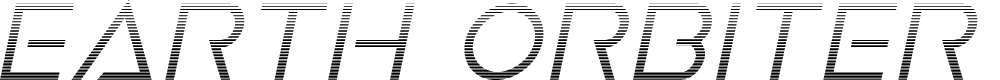 Preview image for Earth Orbiter Gradient Italic