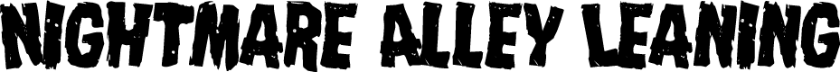 Preview image for Nightmare Alley Leaning