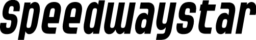 Preview image for SF Speedwaystar Cond Italic