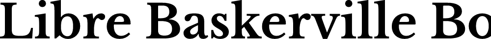 Preview image for Libre Baskerville Bold