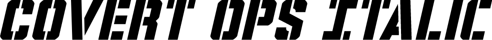 Preview image for Covert Ops Italic