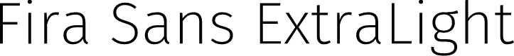 Preview image for Fira Sans ExtraLight