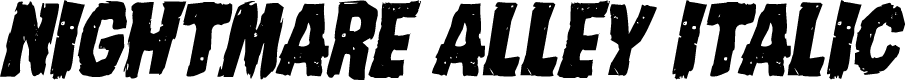 Preview image for Nightmare Alley Italic