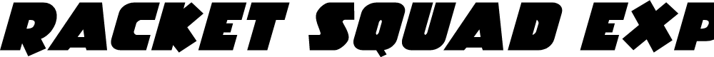 Preview image for Racket Squad Expanded Italic