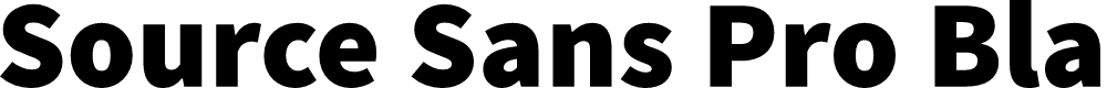 Preview image for Source Sans Pro Black