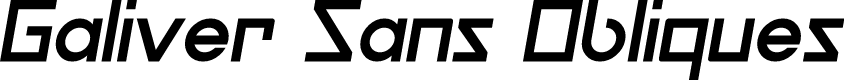 Preview image for Galiver Sans Obliques