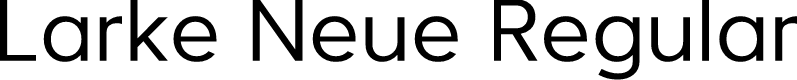 Preview image for Larke Neue Regular
