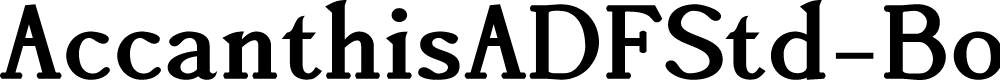 Preview image for AccanthisADFStd-Bold