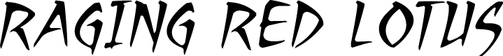 Preview image for RagingRedLotusBB-Italic