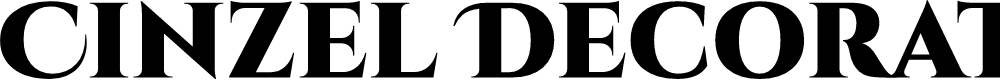 Preview image for Cinzel Decorative Black