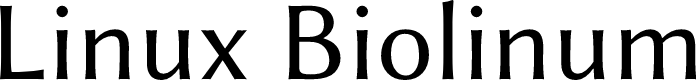 Preview image for Linux Biolinum