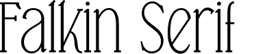 Preview image for Falkin Serif PERSONAL