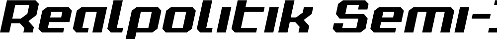 Preview image for Realpolitik Semi-Italic