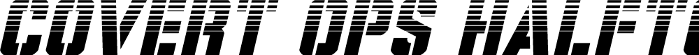 Preview image for Covert Ops Halftone Italic