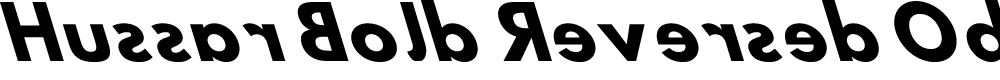 Preview image for Hussar Bold Reversed Oblique Three
