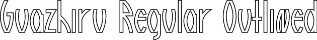 Preview image for Guazhiru Regular Outlined