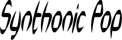 Preview image for SF Synthonic Pop Condensed Oblique