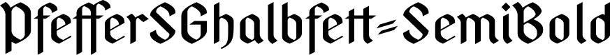 Preview image for PfefferSGhalbfett-SemiBold
