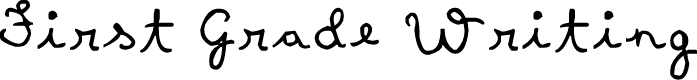 Preview image for First Grade Writing