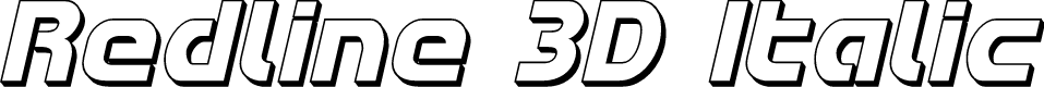 Preview image for Redline 3D Italic